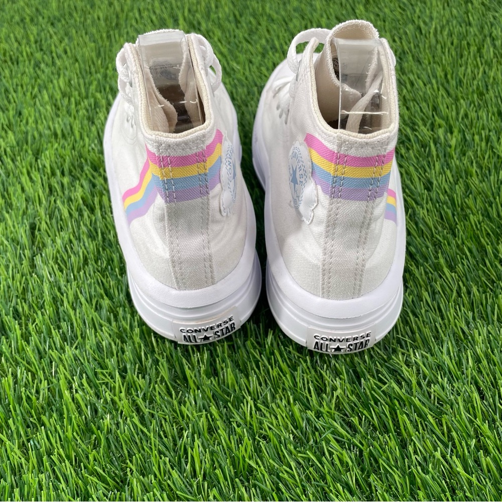 Chuck Taylor All Star Move Platform Rainbow Cloud Lace Up Sneaker - Picture 4 of 8